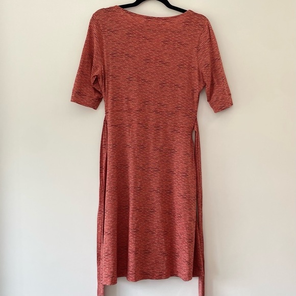 SUMMER SALE ☀️ Toad&Co Pink Cue Wrap Cafe Dress Size S - Picture 4 of 9